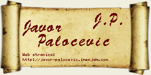 Javor Paločević vizit kartica